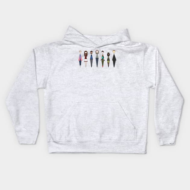 Time Out! Kids Hoodie by Faceless Favorites 